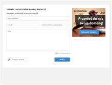 Tablet Screenshot of kartyprezentowe.davinci.pl