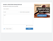 Tablet Screenshot of davinci.pl